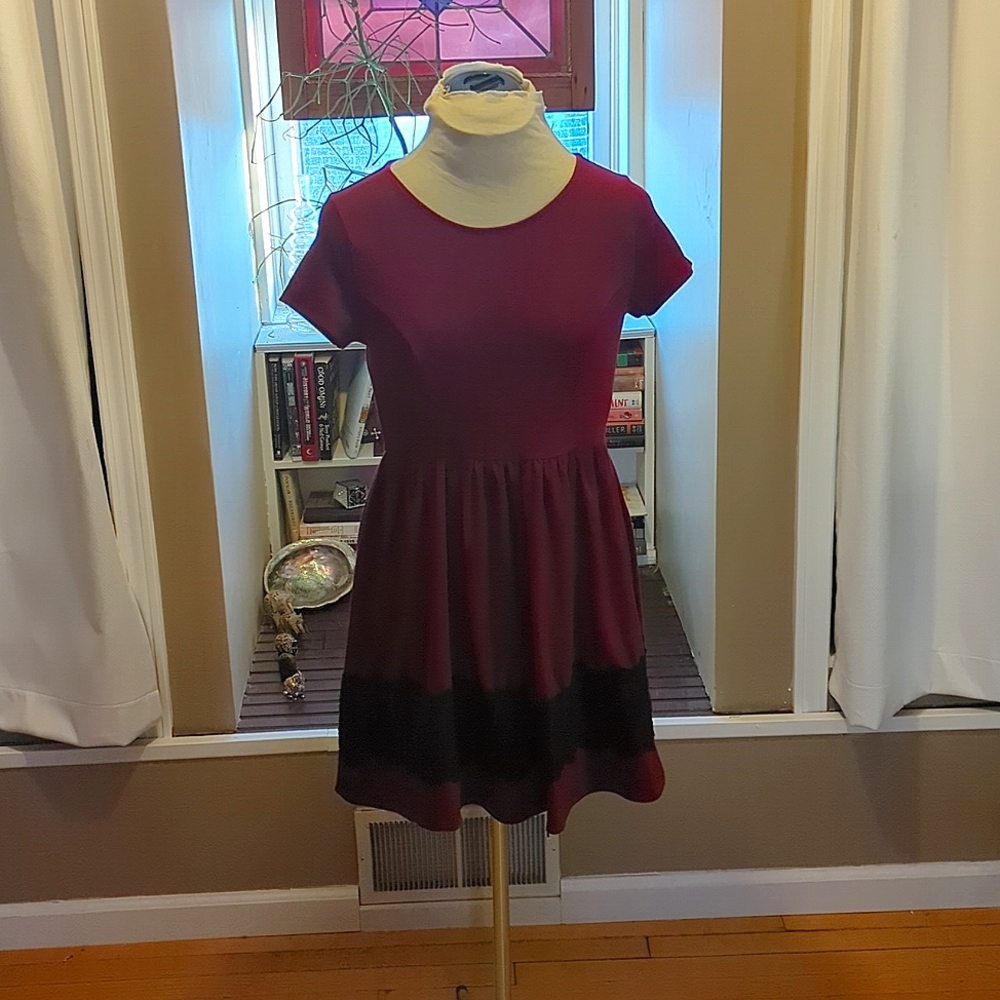 Francesca's maroon dress size M